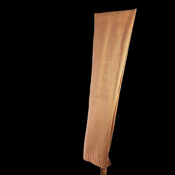 Timberland Signature Knit Scarf Pink Acrylic Rectangular Unisex 70" X 10" NWT - Picture 2 of 7